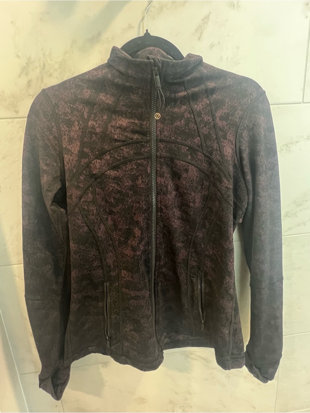 Lululemon Define Jacket in Plum-Black